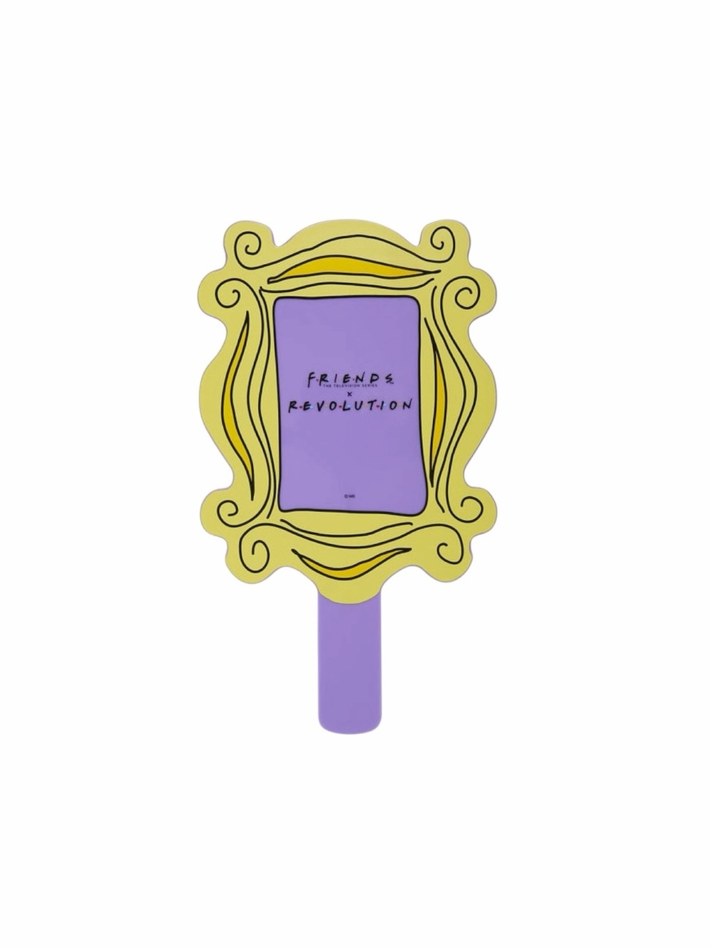 Revolution Purple and Yellow Hand Mirror - Friends Collab